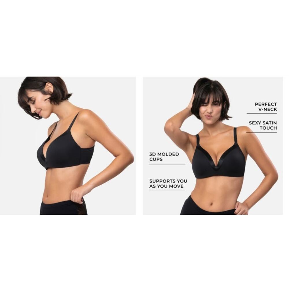 Under Outfit 1258 1258 The Satin Grace (3D molded) Black Medium